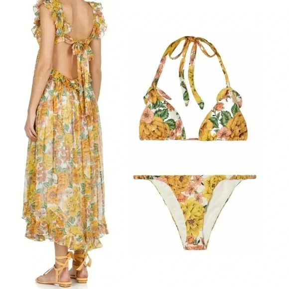 NEW! “Poppy Zimmer-Zim” Floral Bikini Set - Picture 5 of 13